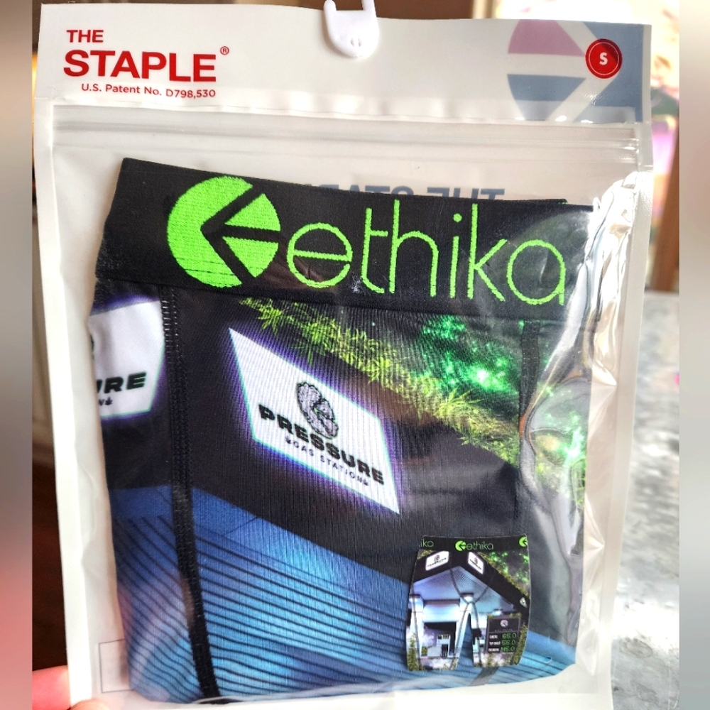 Ethika men's staple fit boxer brief - S